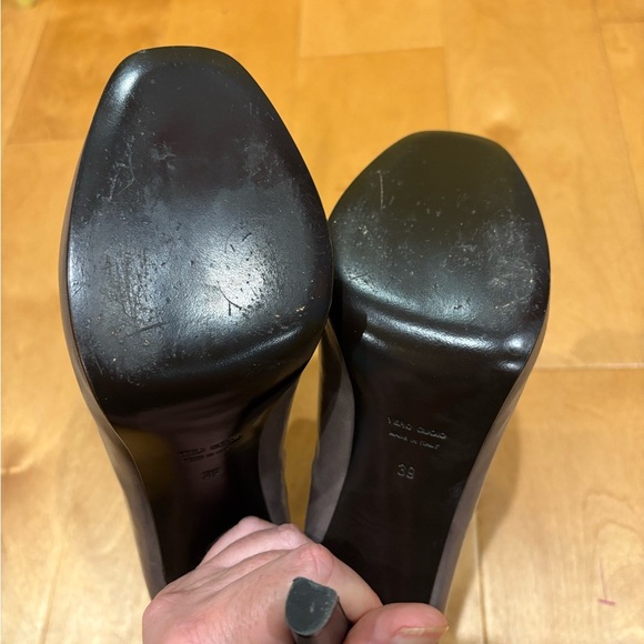 FIORIFRANCESI two tone high heel leather booties boots sz 39 8-8.5 - Picture 6 of 9